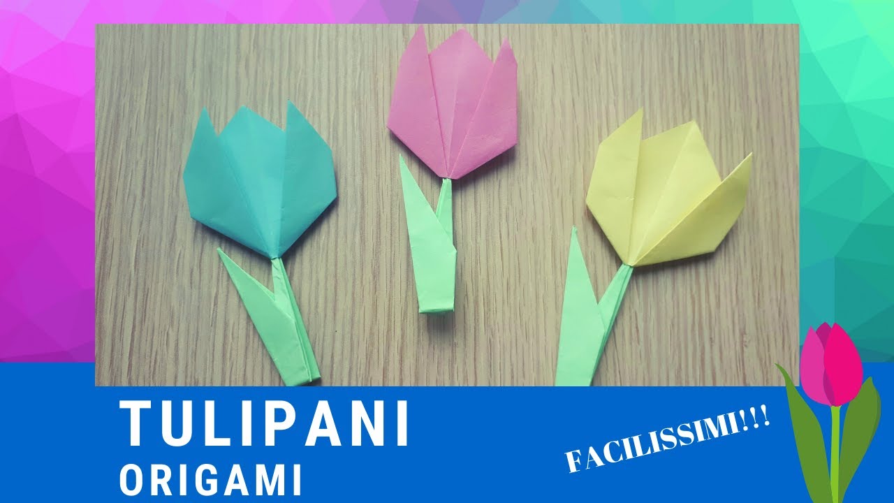 TULIPANI ORIGAMI / BIMBI CREATIVI