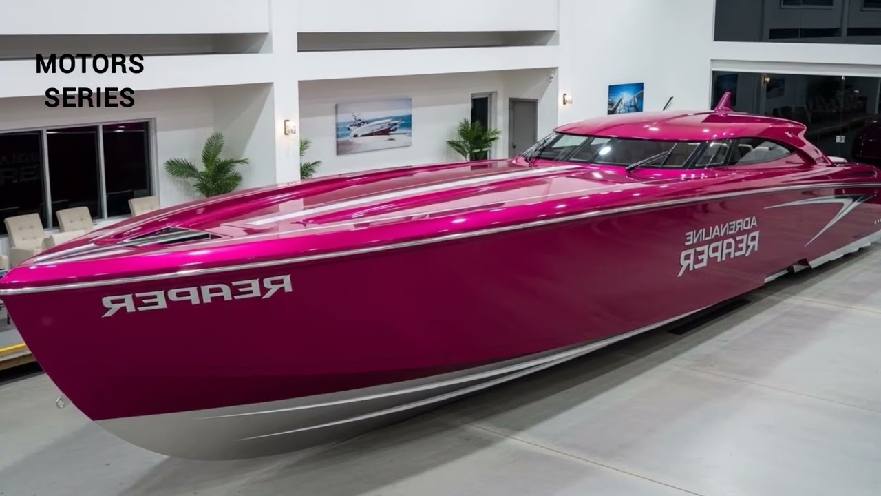 2026 Adrenaline 47 Reaper at Night 🌙 | Extreme American Offshore Powerboat