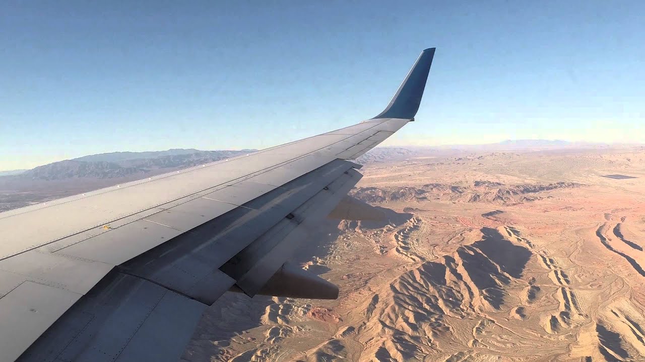 Delta Boeing 737-800 Landing at Las Vegas, McCarran International, (HD)