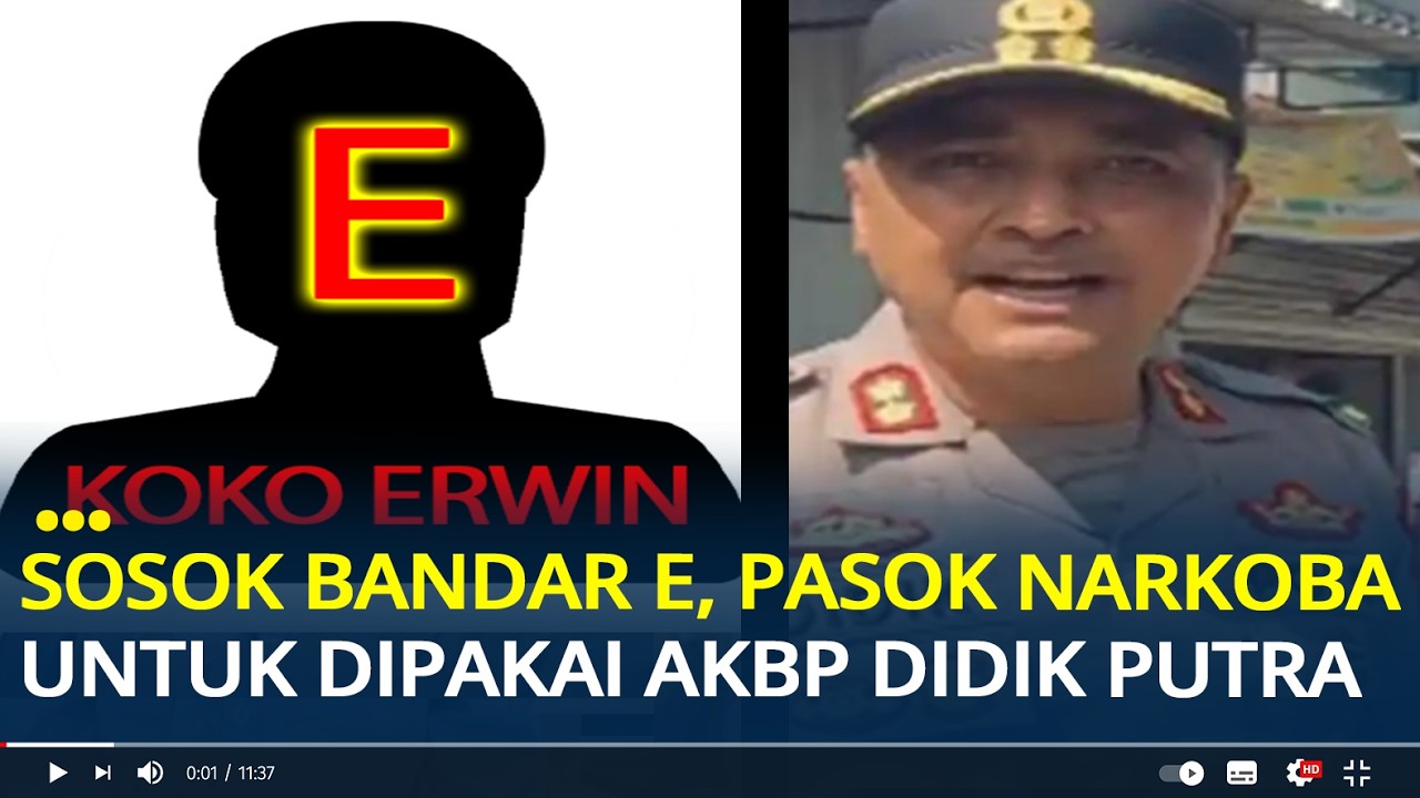 Sosok Bandar E yang Pasok Narkoba untuk Dipakai Eks Kapolres Bima Kota AKBP Didik Putra Kuncoro