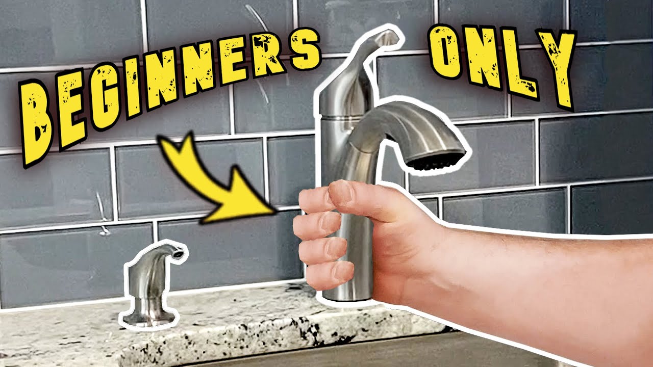 Install ANY Kitchen Faucet in 5 Minutes: For Beginners!