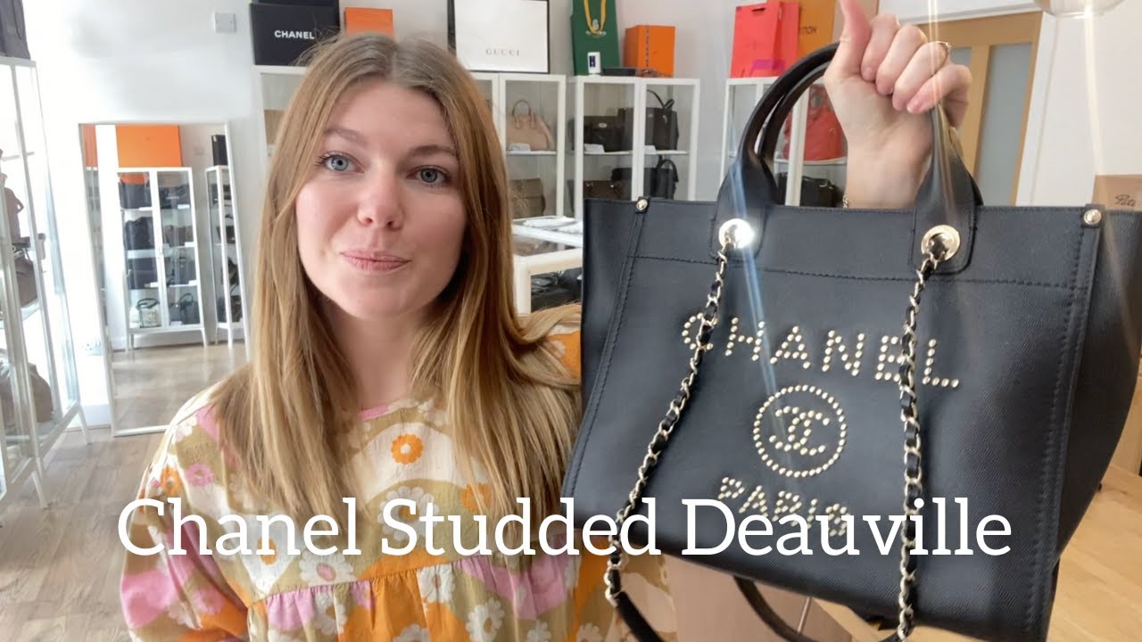 Chanel Deauville Studded Tote Bag Review