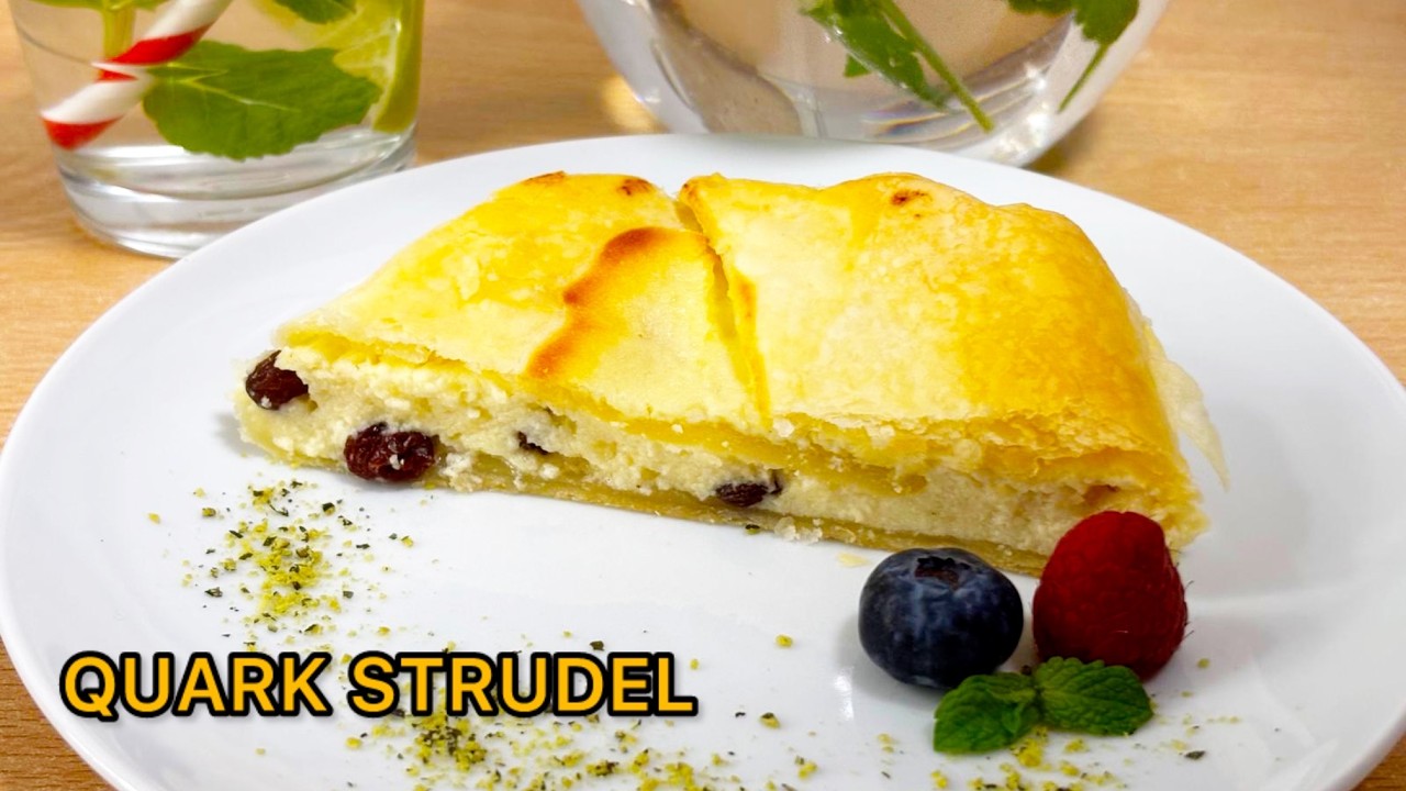 EASY QUARK STRUDEL so delicious !!! / #recipe #sweet #lellaskitchen