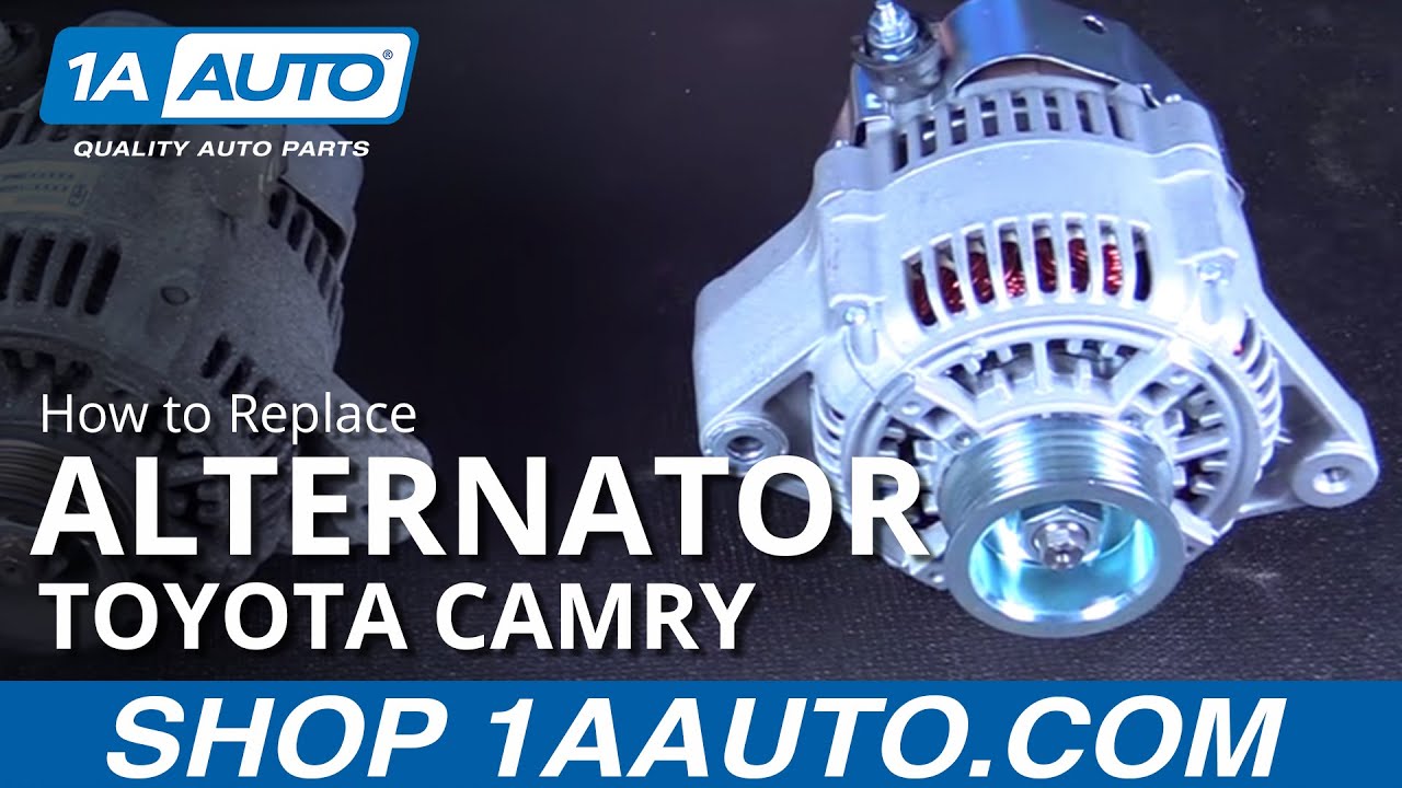 How to Replace New Alternator 97-01 Toyota Camry