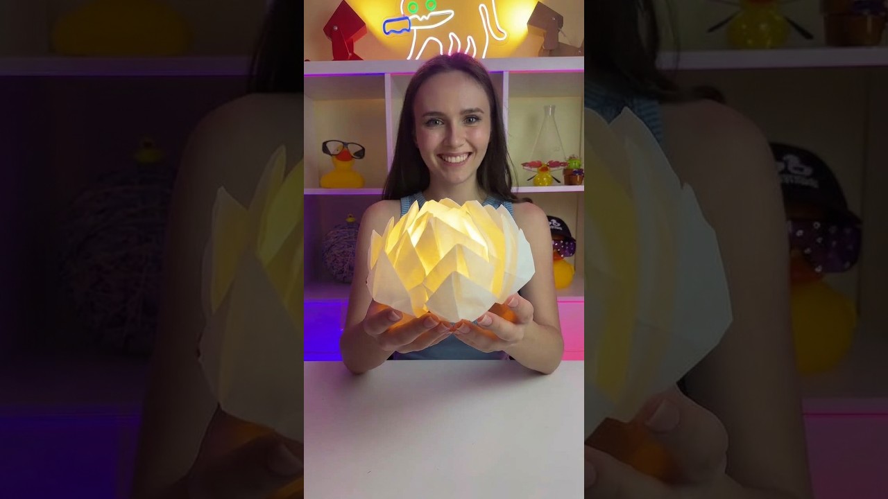 Лотос из салфетки Просто 👍 #спорим #своимируками