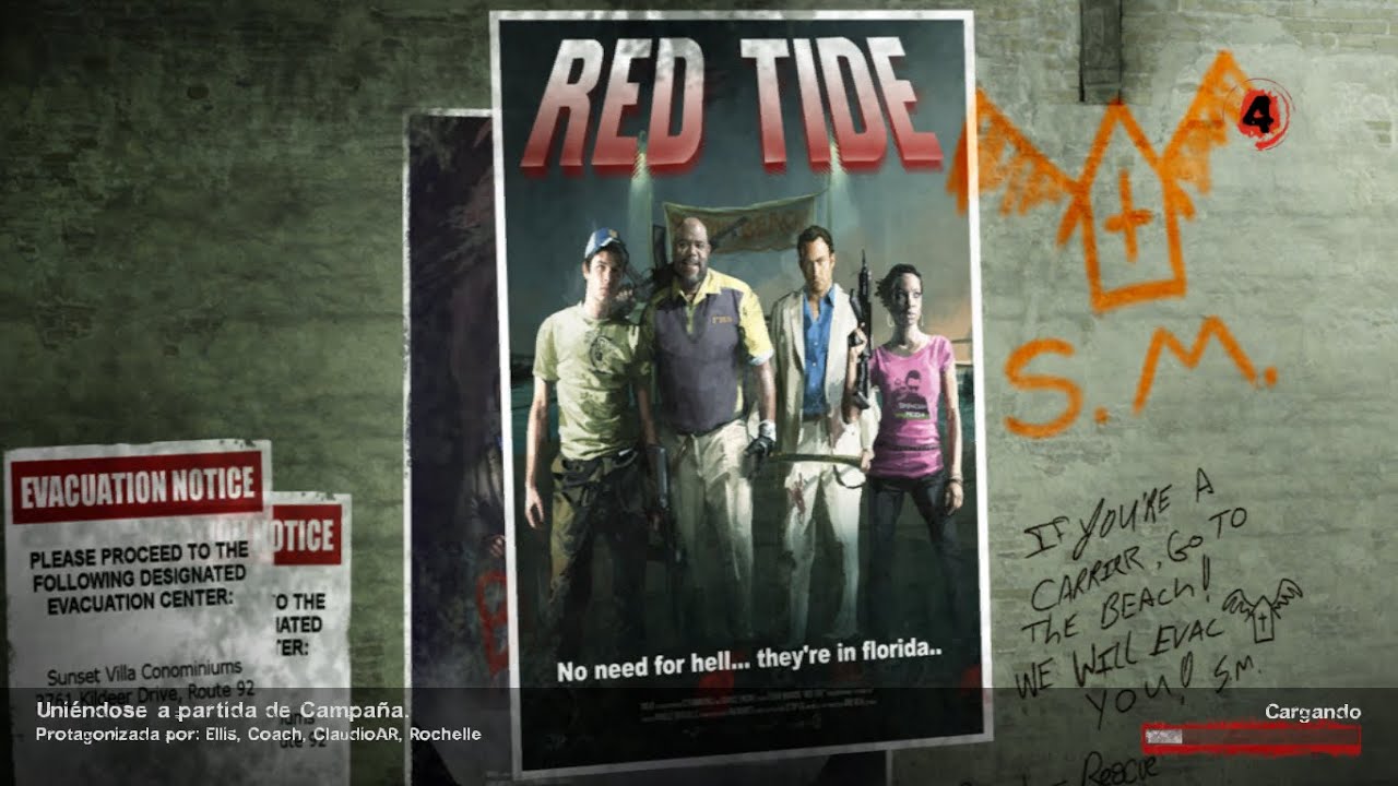 Left 4 Dead 2 - RED TIDE Completo #Left4Dead2 #RedTide #Horror #Zombies #Gameplay #Videojuegos