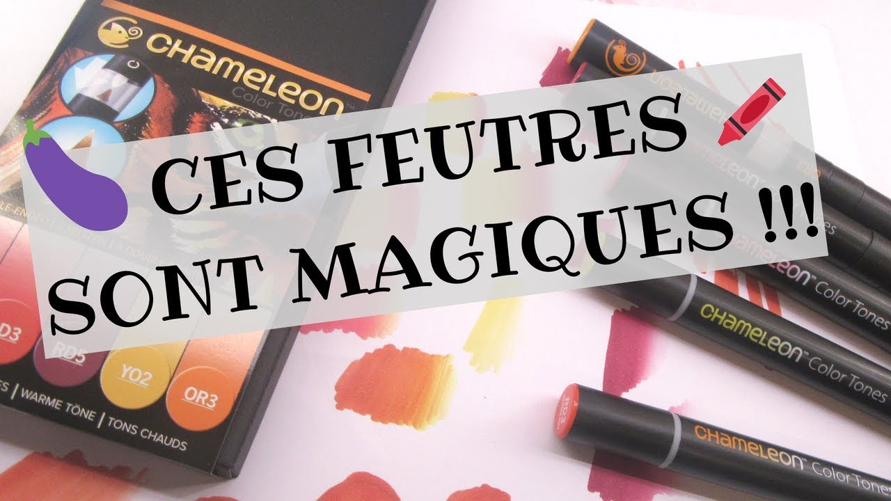 JE TESTE DES FEUTRES MAGIQUES \ CRASH TEST \ CHAMELEON
