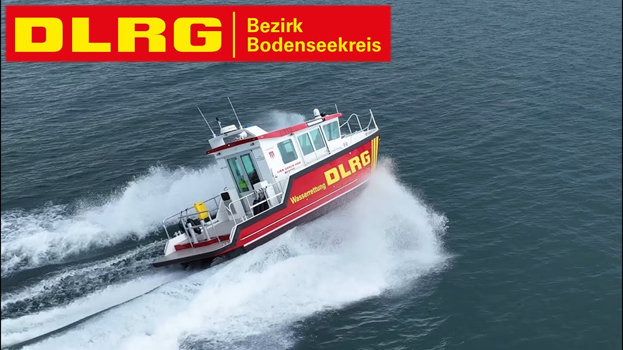 Neues DLRG Motor-Rettungsboot "Arguna" im Bodenseekreis | Wasser-Rettungsdienst ☎️112 | 
