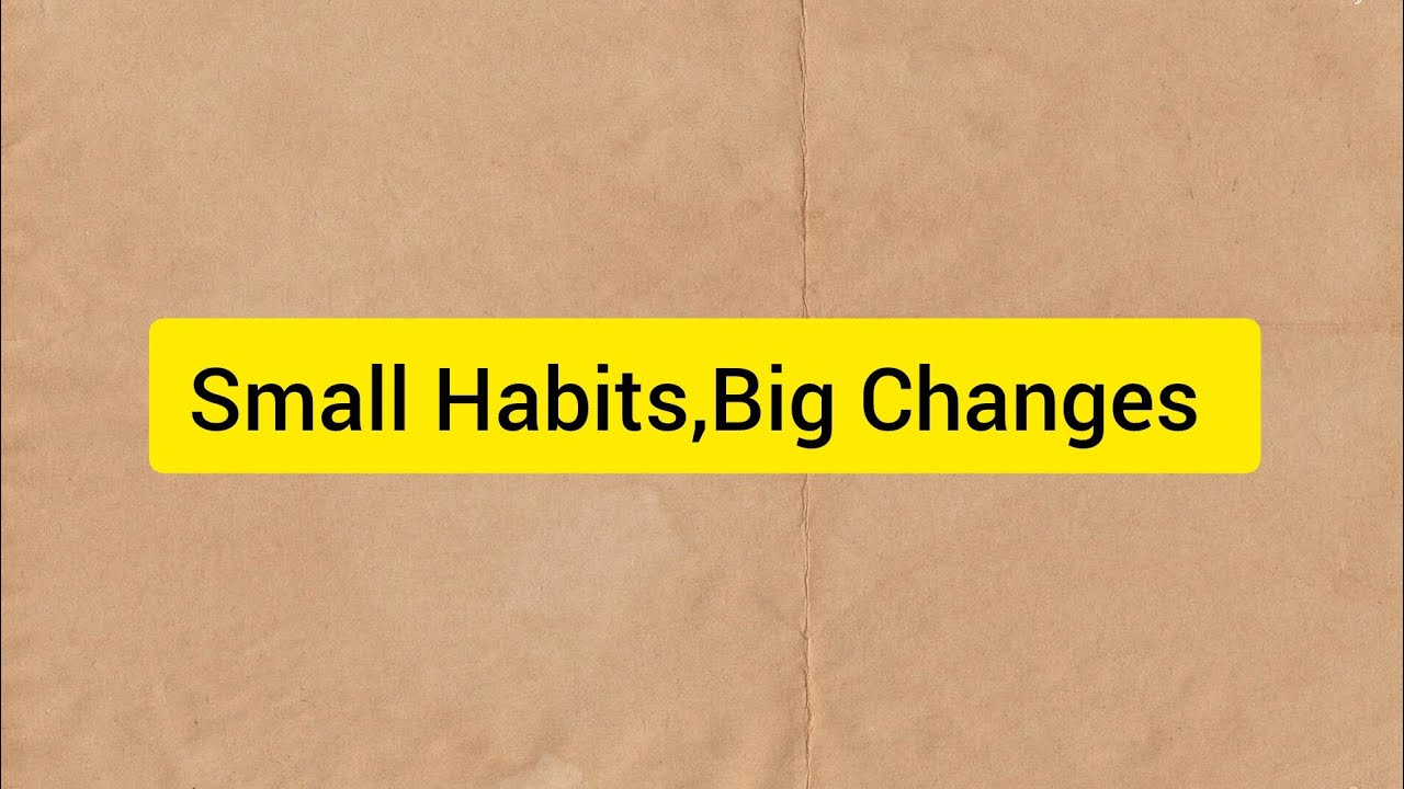 7 Simple habits that actually changed my life ✨✨