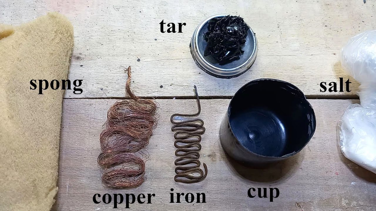 Making the cheapest rechargeable battery from common items (part2)