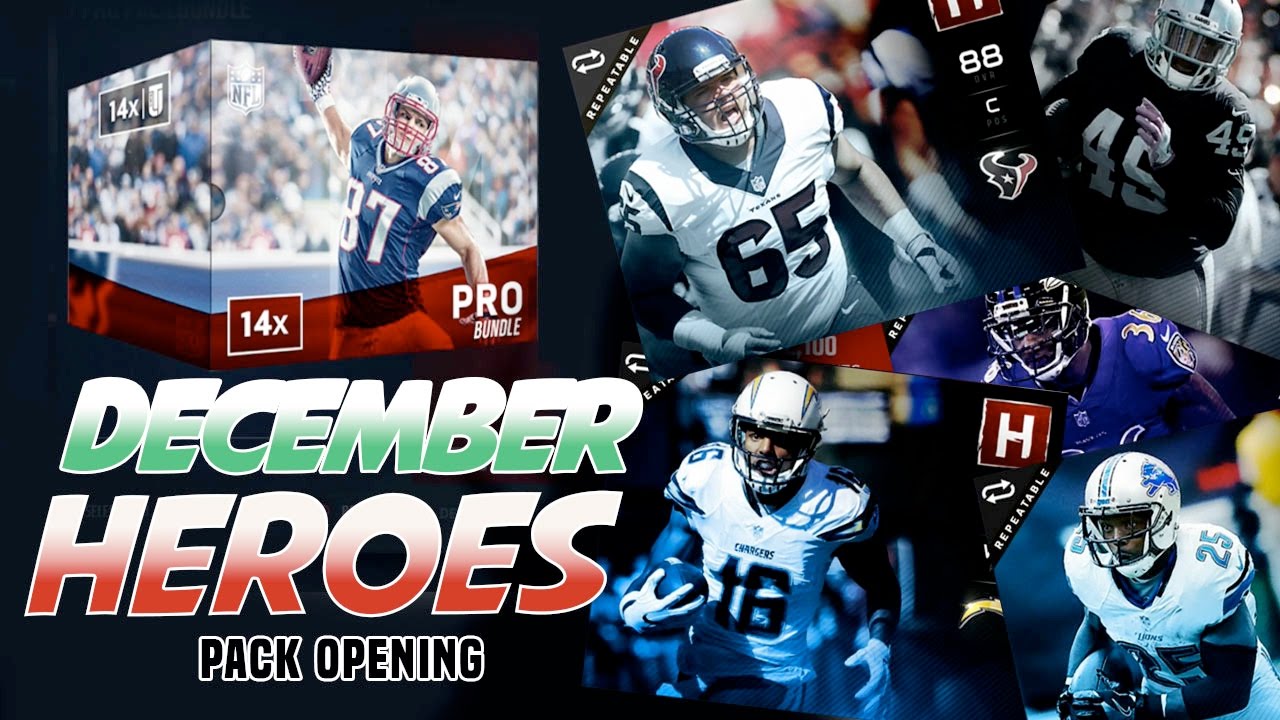 Team Hero Needed | MUT Pack Opening: Pro Pack Bundle | Madden 17
