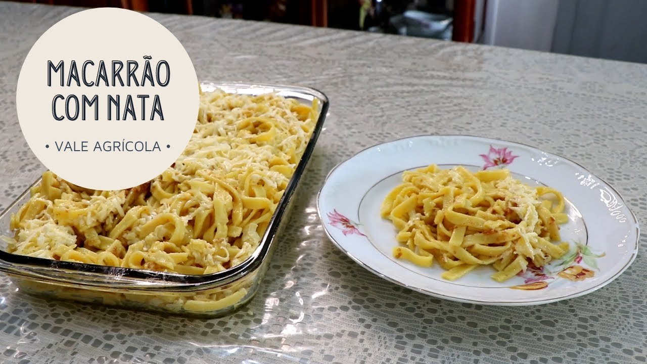 MACARRÃO COM NATA QUEIMADA