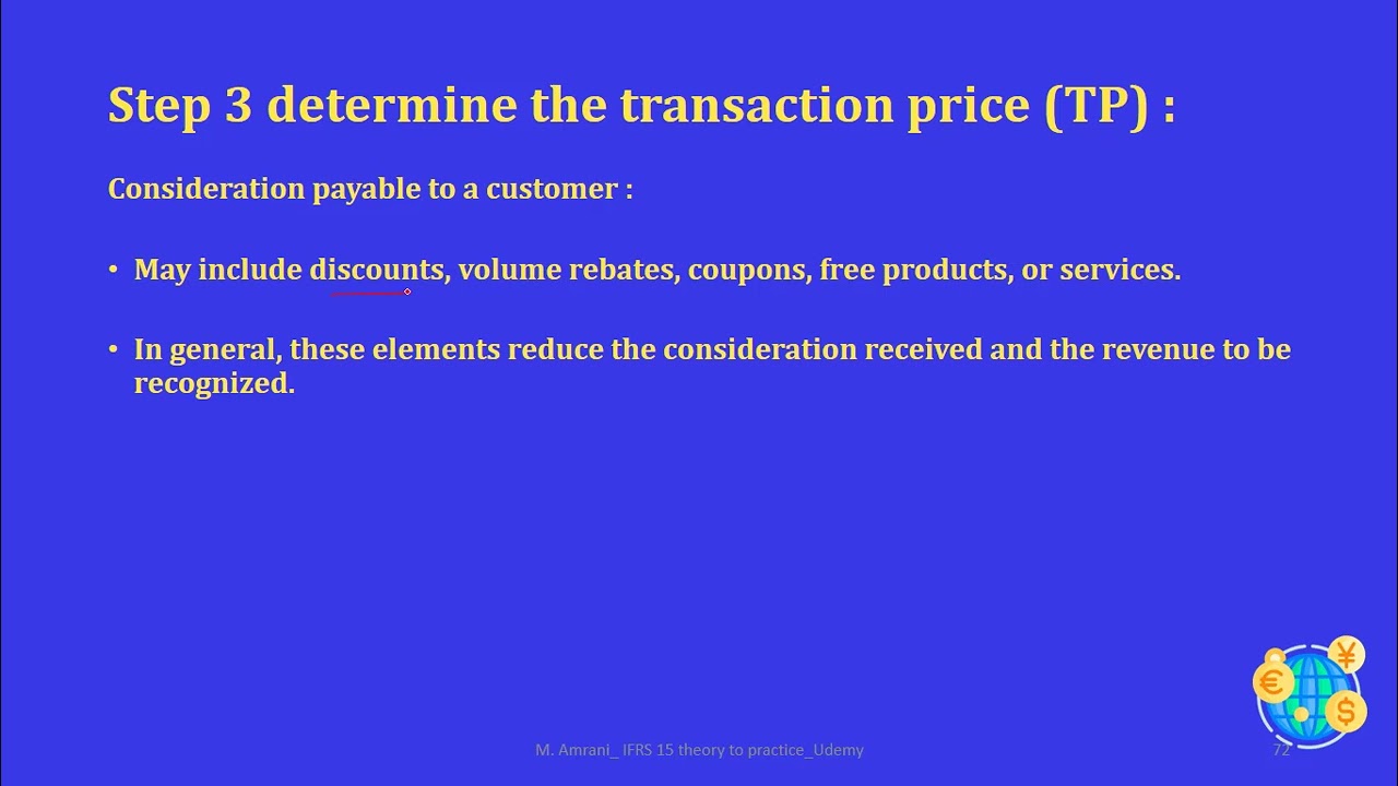 IFRS 15 - Consideration payable to a customer