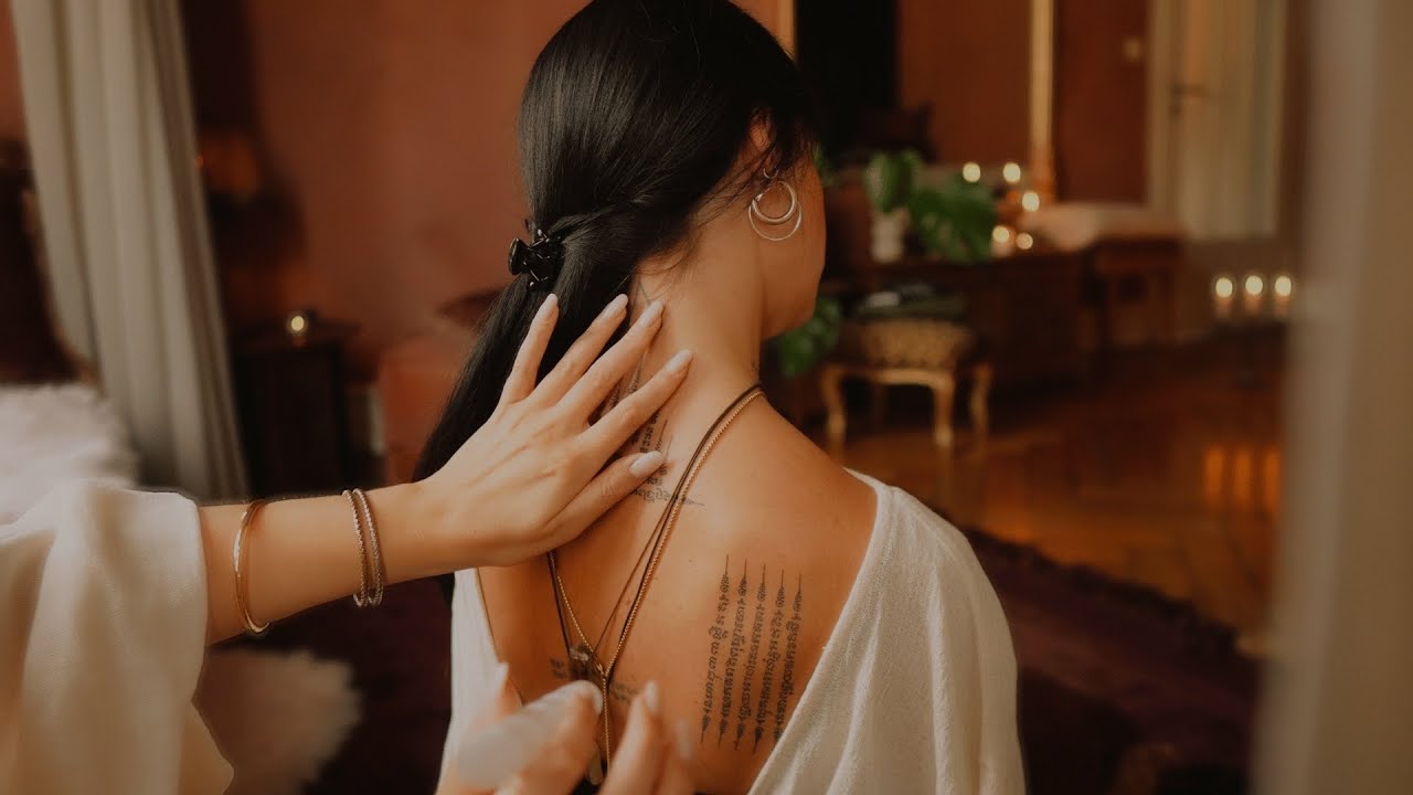 ASMR SOFT TINGLES on buttersoft skin & Jewelry sounds (with music option)