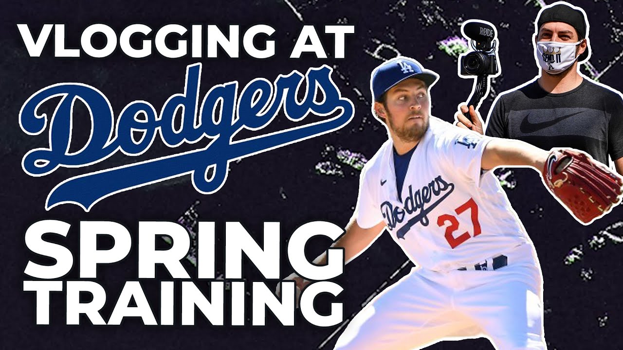 Vlogging Dodgers Spring Training! | Trevor Bauer X First Star Logistics