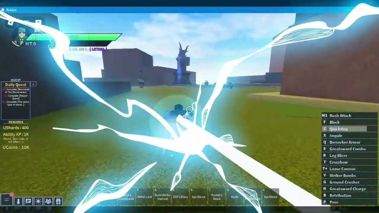 I played AUT in Roblox! It's great