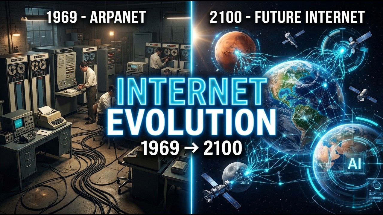 The Evolution of Internet (1960 - 2100) 🤯. The Future of Internet Will Shock You! 🤯