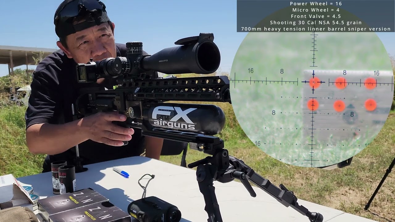 30 cal slugs shooting @ 50&100 yards Range Target with FX IMPACT M3 700MM Barrel