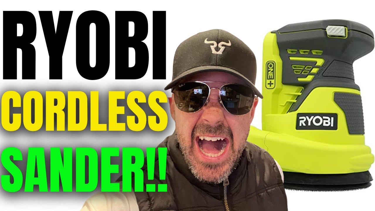 Unleash the Power of the Ryobi 18 Volt 5 Inch Cordless Battery Operated Random Orbital Power Sander!