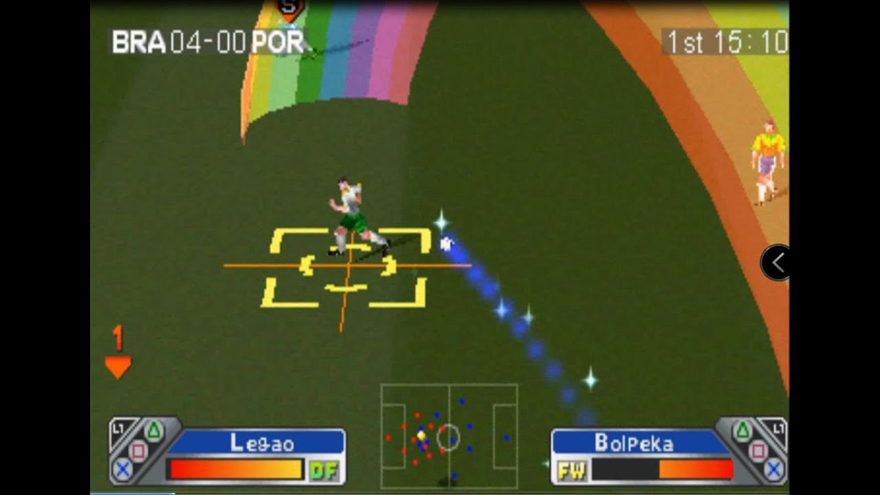 Playstation 1 # SUPER SHOT SOCCER İnternational Cup [Brazilya] Sniper Sut