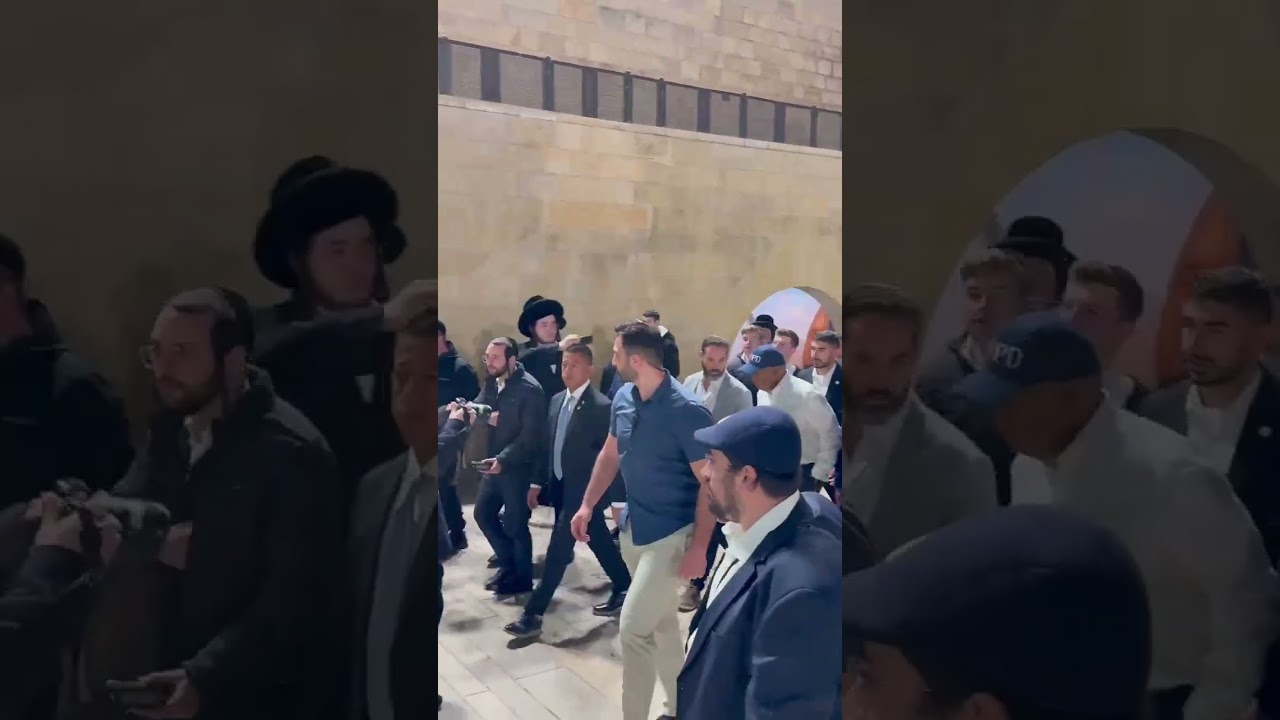 Eric Adams, NYC Mayor visits the Western Wall 2025