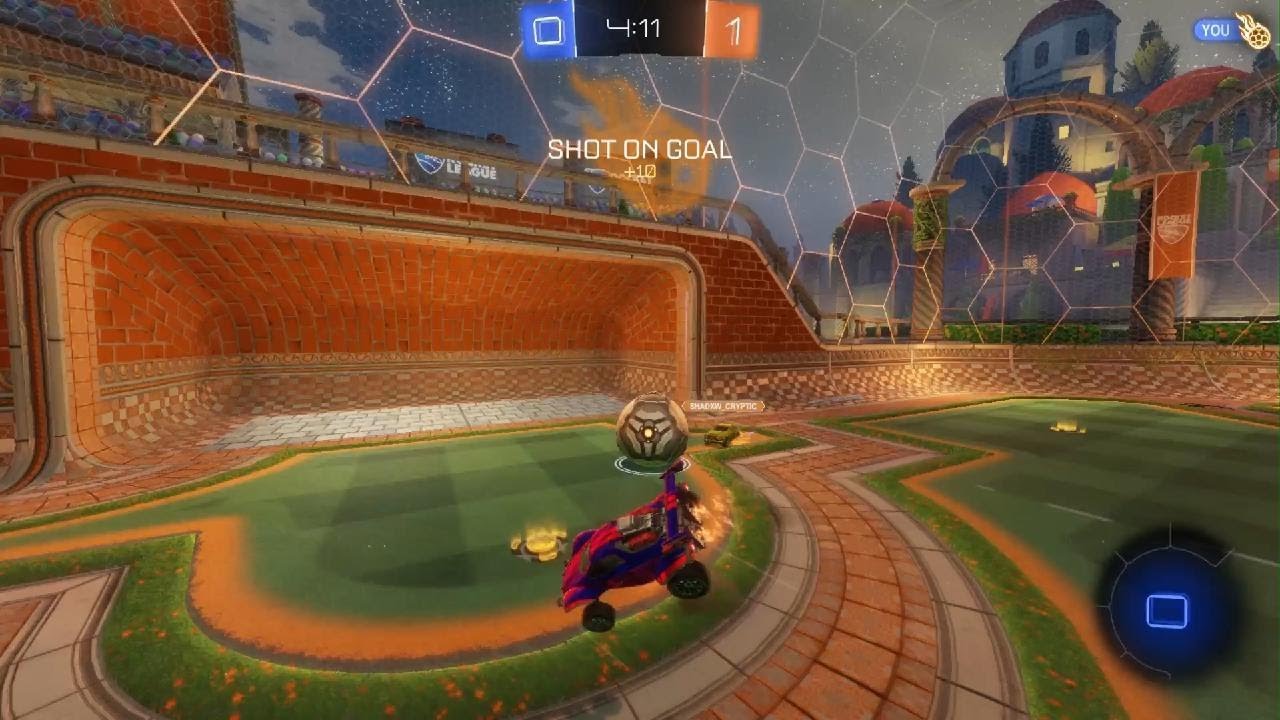 Rocket League 1v1 match