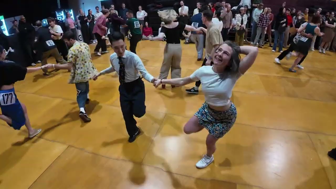 The Snowball 2025 - Lindy Hop Mix&Match Advanced prelims heat 1