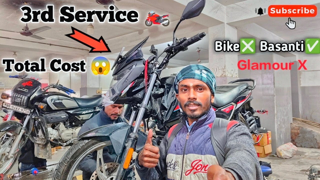 Finally Apni BIKE Ki 3rd Service Kara Hi Liya 😍 Total Cost ?