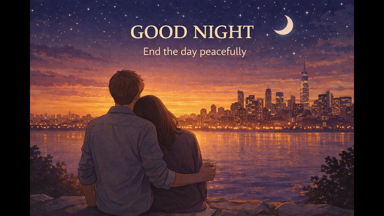 Day-ending music at home with lights out | Positive Mind Healing Music EN