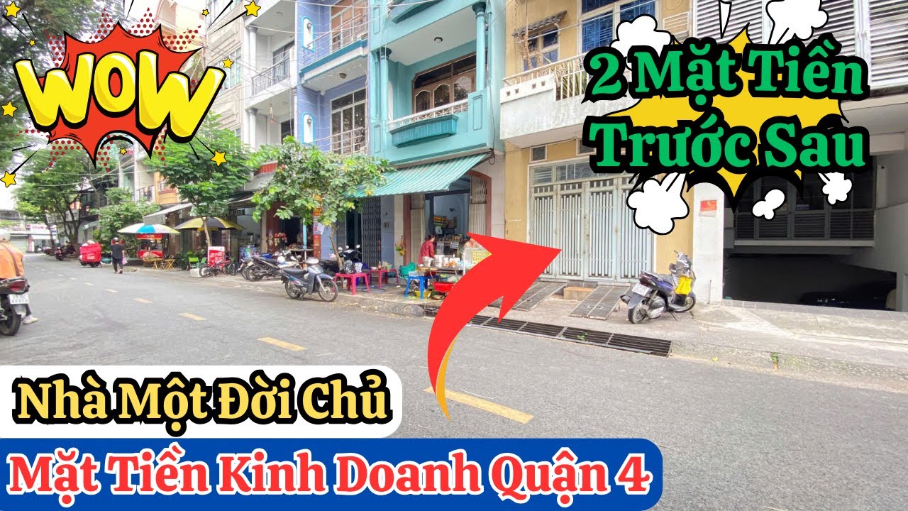 Siêu Phẩm 2 Mặt Tiền Quận 4 | Nhà Một Đời Chủ Chưa Từng Qua Mua Bán