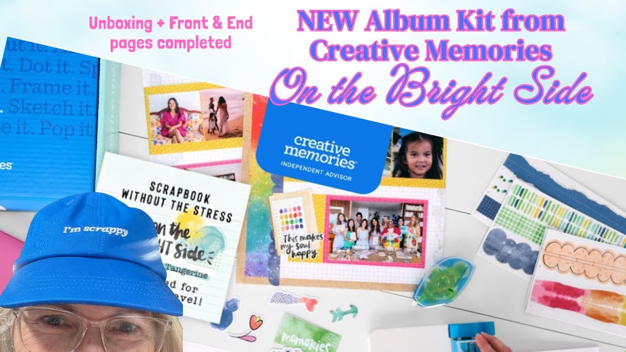 Creative Memories NEW Complete Album Kit, unboxing, + walk through of front & end page creation