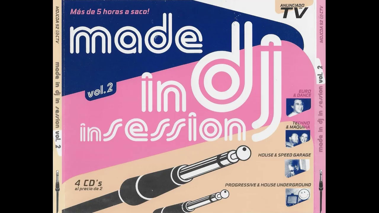 Made In D.J. In Session Vol. 2 - 4 CD's - 1998 - Blanco Y Negro Music