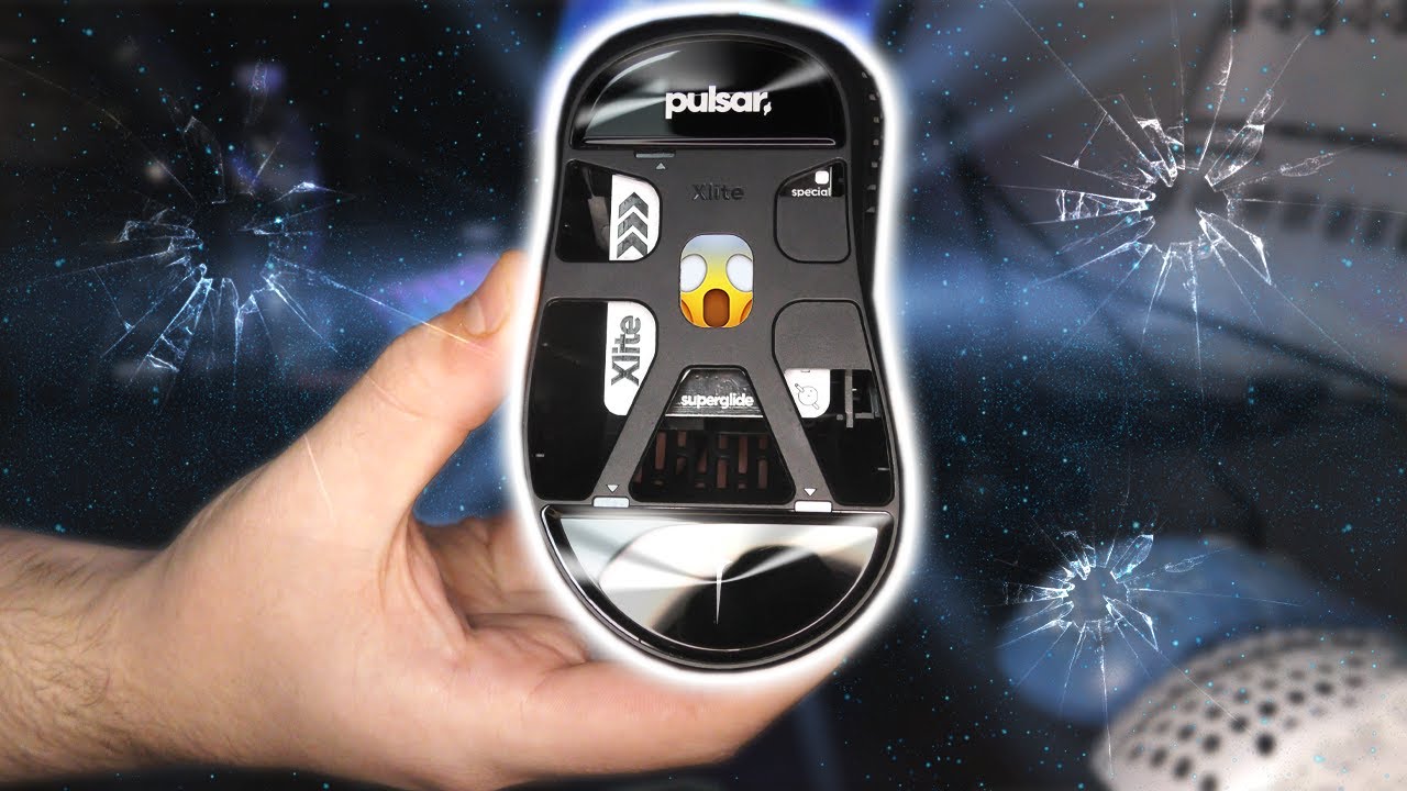 this mouse is MADE OF GLASS! Pulsar SUPERGLIDE Review (shocking)