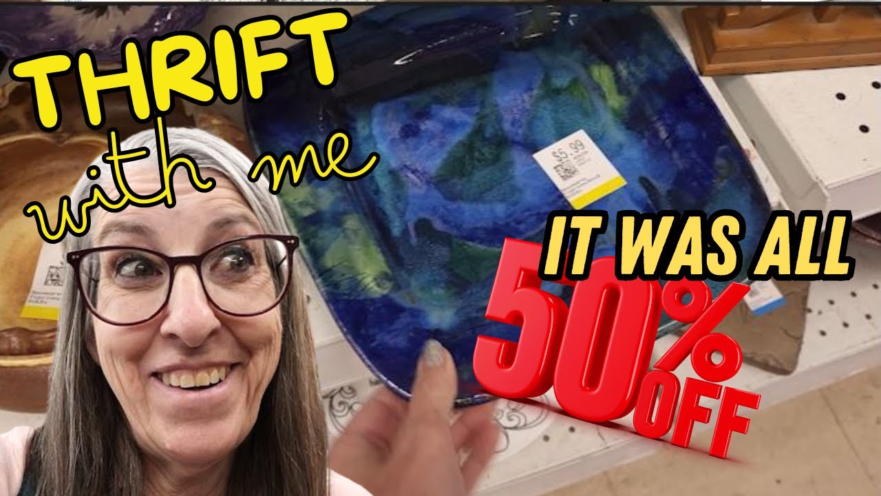 I SHOPPED ON 50% OFF DAY at Savers - Thrift With Me