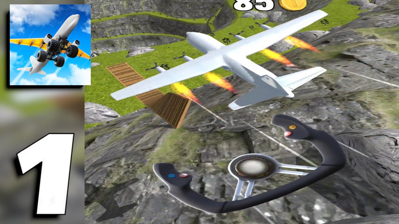 Crazy Plane Landing - All Levels 1-2 Gameplay Part 1 (Android, iOS)
