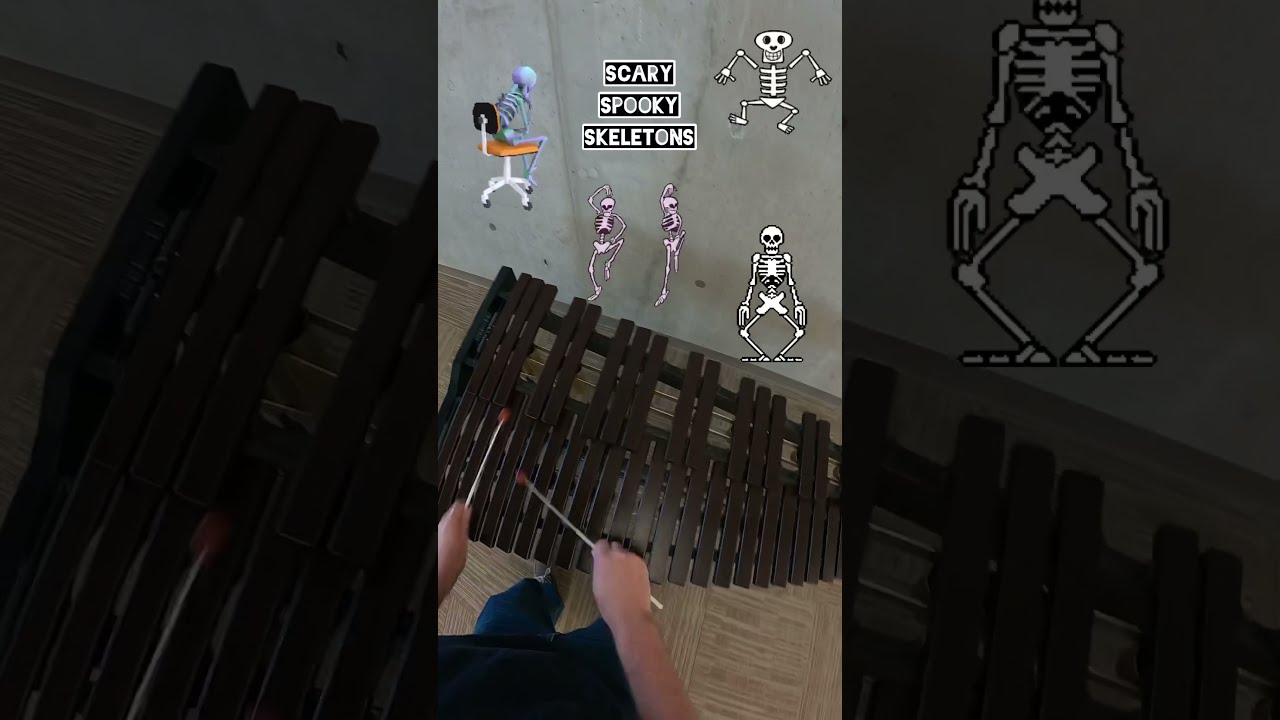 Spooky Scary Skeletons on the XyloBONE!!!