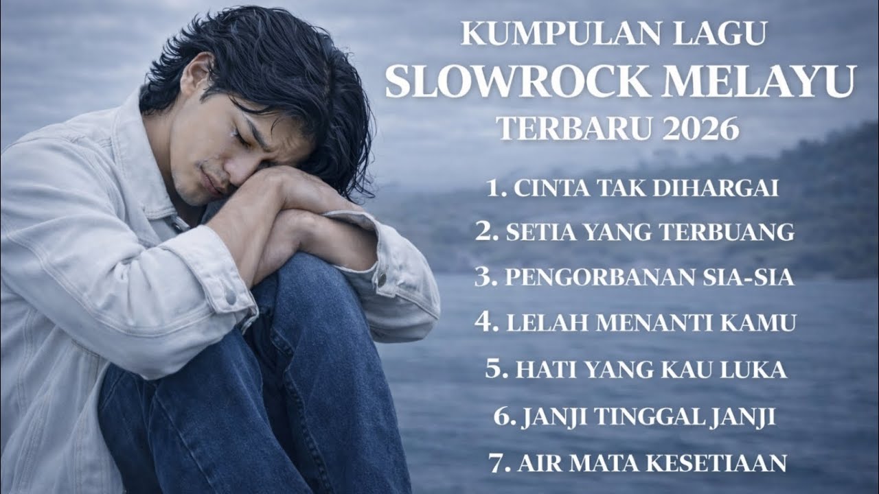 KUMPULAN LAGU SLOW ROCK MELAYU TERBARU 2026 💔 Lagu Galau Patah Hati Paling Menyentuh