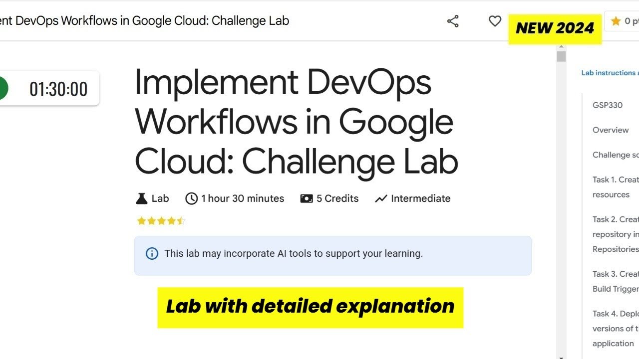 Implement DevOps Workflows in Google Cloud Challenge Lab| GCP Lab with Detailed Explanation - NEW