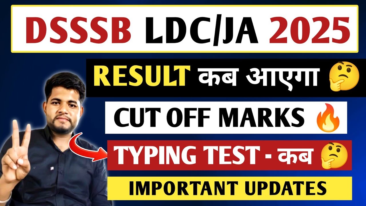 DSSSB LDC/JA RESULT 2026 🔴 DSSSB LDC CUT OFF 2025 | DSSSB 802/23 CUT OFF 