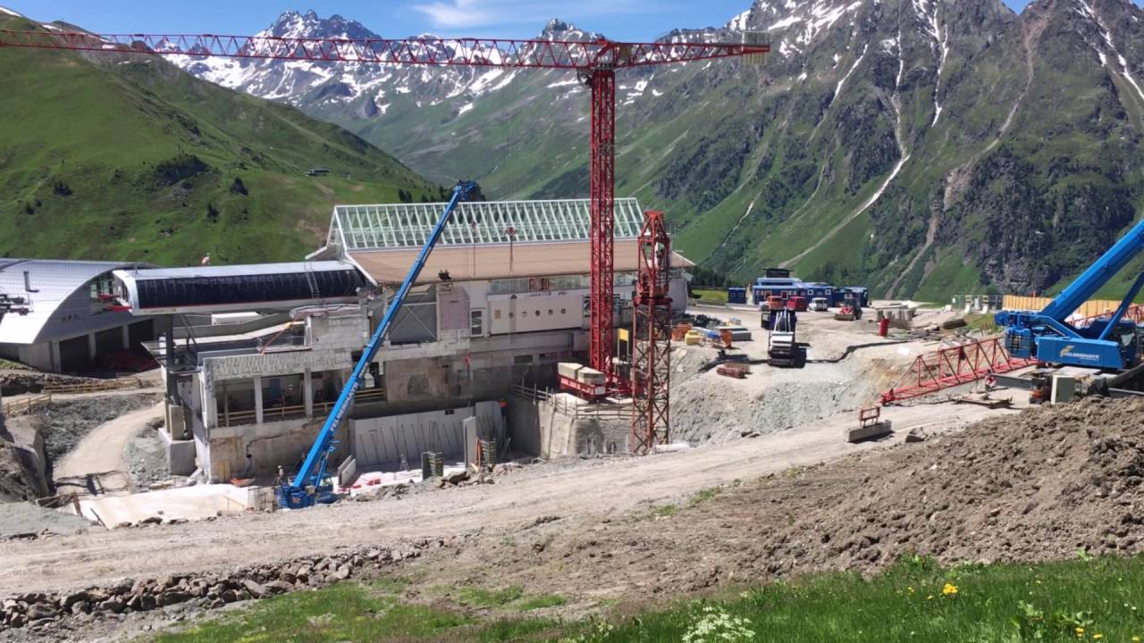 Flimjochbahn B2 - Bauarbeiten Juli 2016 Teil 1