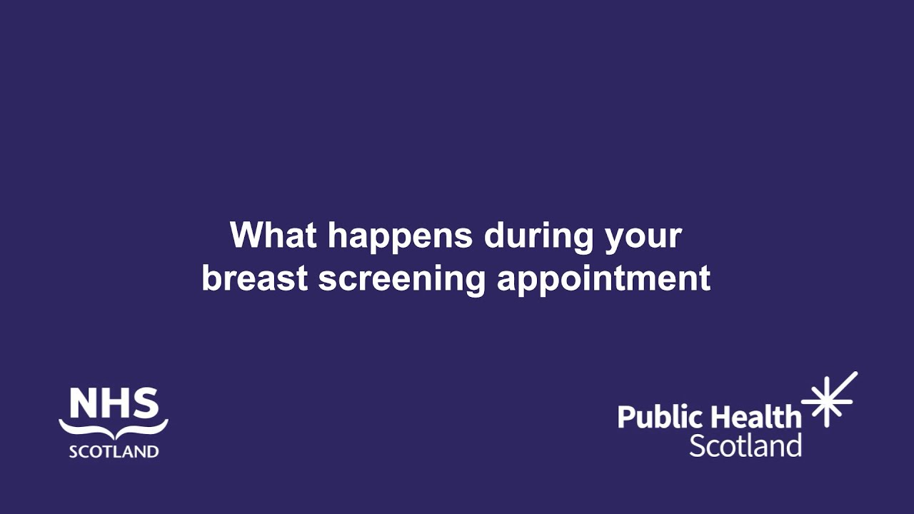 Breast screening – what to expect at your appointment (short)