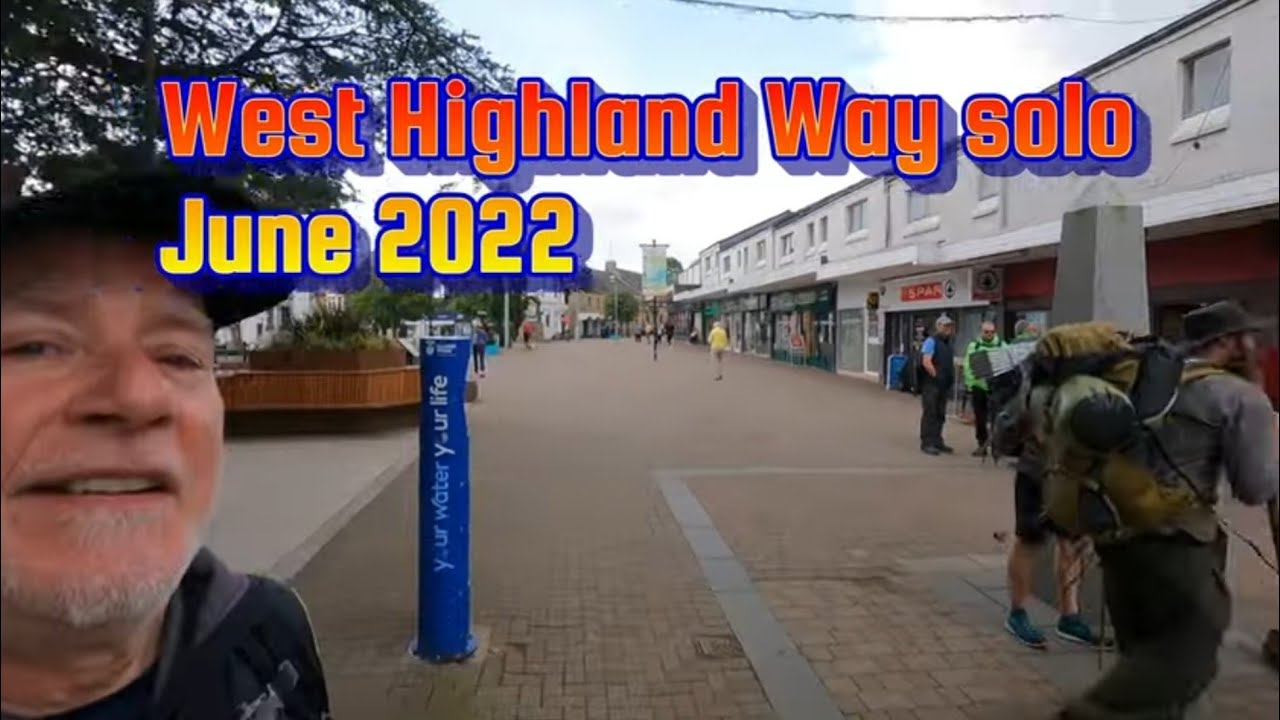 West Highland Way day 1+2 Milngavie to Cashel campsite site