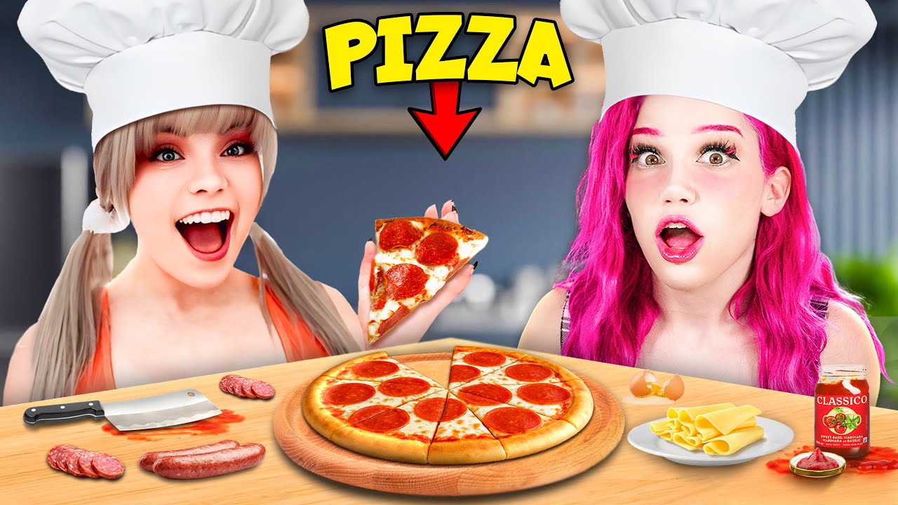 MY FIRST TIME COOKING PIZZA | Ft 