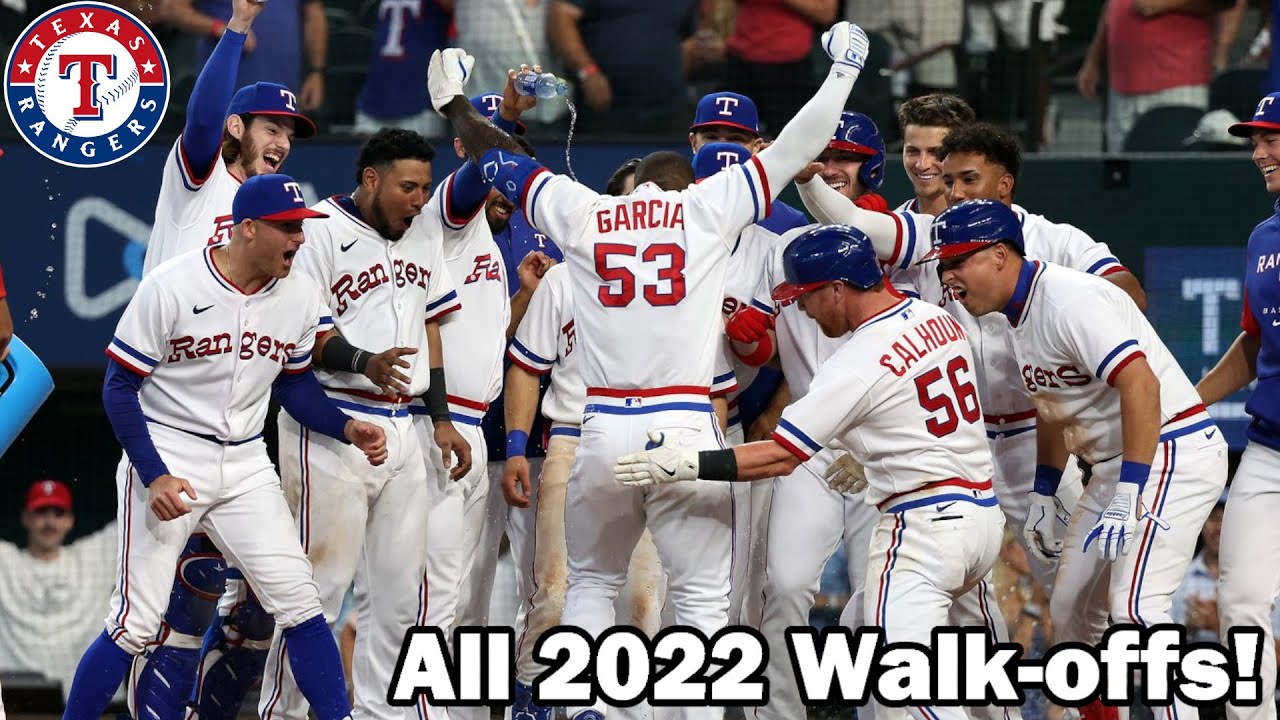 Texas Rangers: 2022 Walk Offs