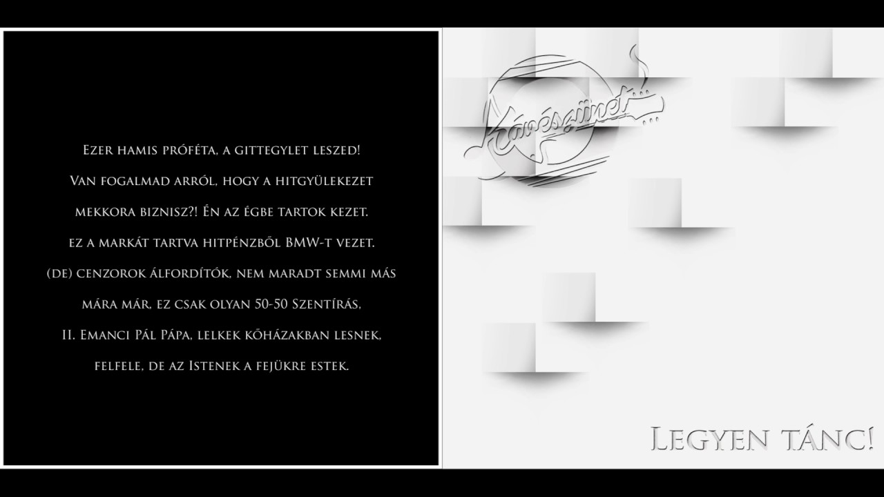 Kávészünet zenekar feat. Saiid - Egy Ház (AKPH)