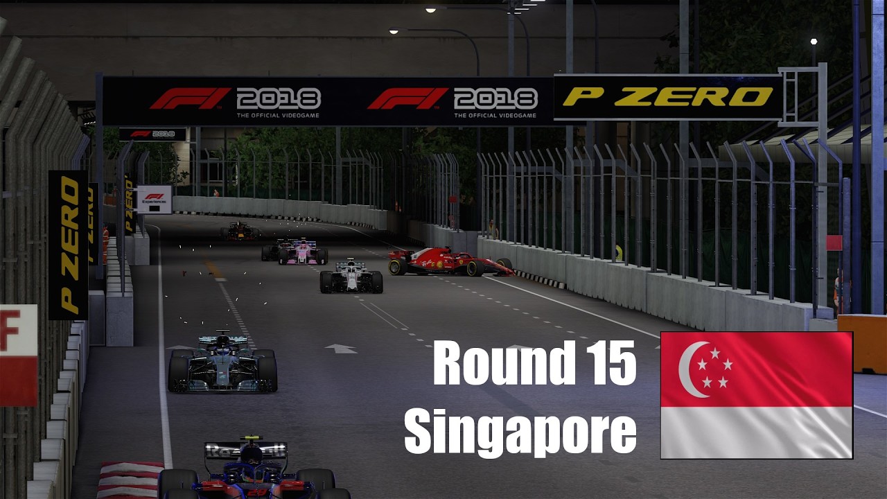 Codemasters F1 Hyperkarrier // 2018 Round 15 / SZINGAPÚR / #152