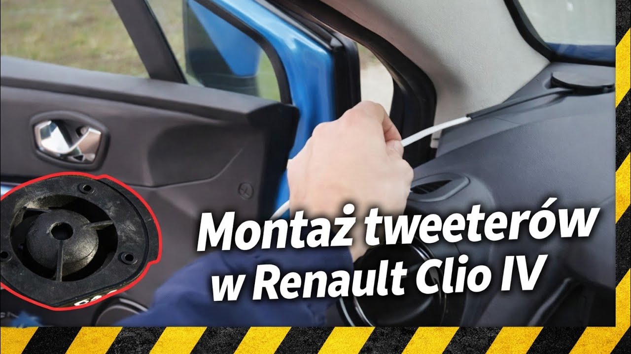 Montaż tweeterów w Renault Clio IV 🚗🔊 | Dołożenie głośników wysokotonowych | Car Audio DIY #part1 