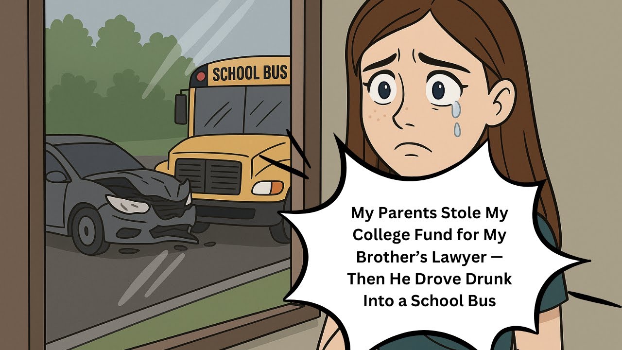 My Parents Stole My College Fund for My Brother’s Lawyer — Then He Drove Drunk Into a School Bus