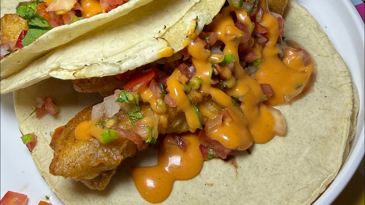 Tacos capeados de pescado 