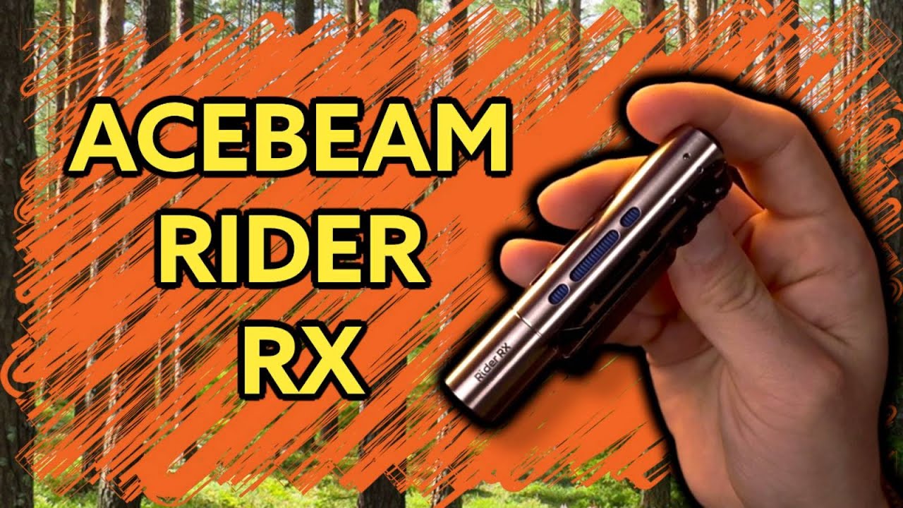 Acebeam Rider RX Fidget Flashlight